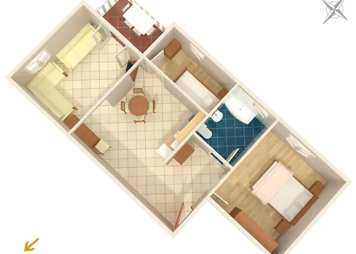 Apartment With A Parking Space - 7221